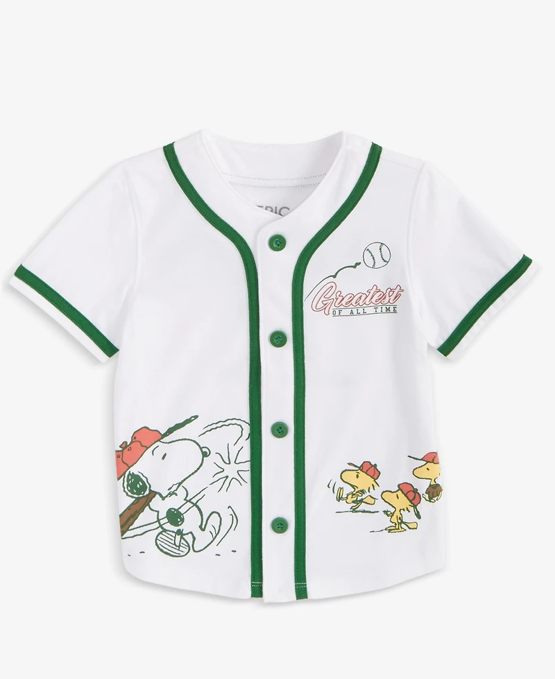 Epic Threads Toddler Boys 2T-4T Peanuts Graphic Short-Sleeve Baseball T-Shirt, Exclusively at Macy's