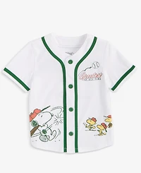 Epic Threads Toddler Boys 2T-4T Peanuts Graphic Short-Sleeve Baseball T-Shirt, Exclusively at Macy's
