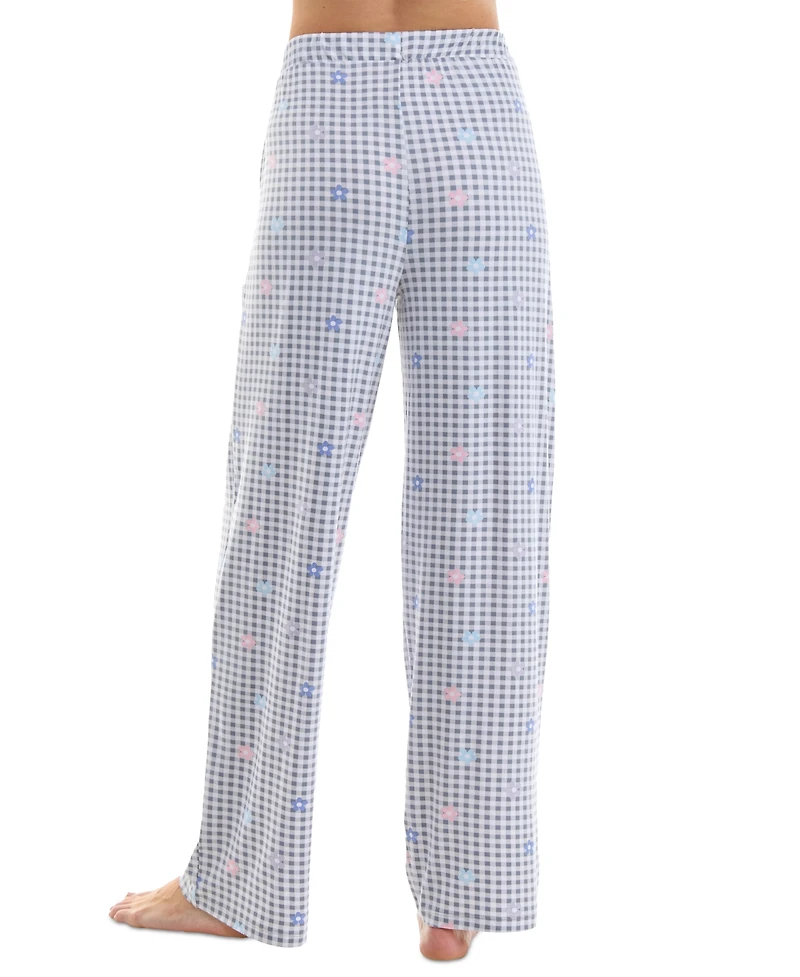Roudelain Women's Printed Drawstring Pajama Pants