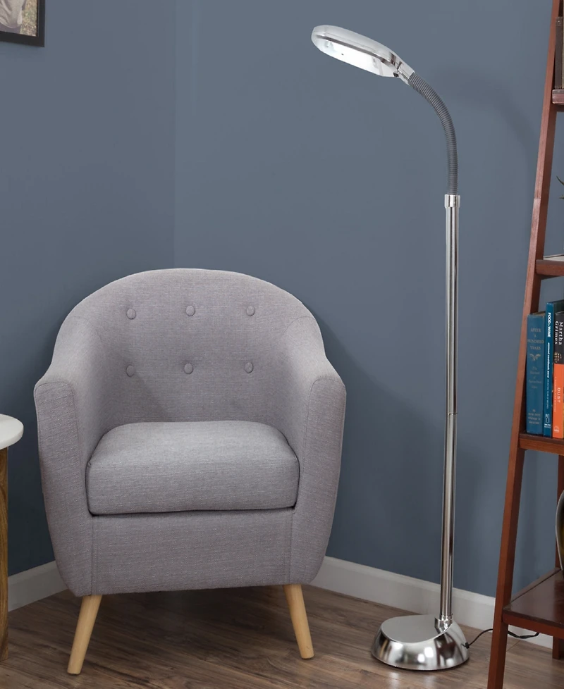 Lavish Home 62.5" Natural Full Spectrum Sunlight Floor Lamp