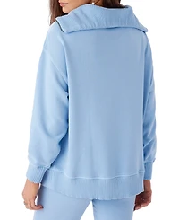 O'Neill Juniors' Karma Mock-Neck Quarter-Zip Sweatshirt