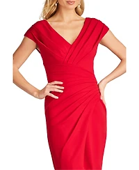 Tadashi Shoji Women's Molloy Pleated Drape Cocktail Dress