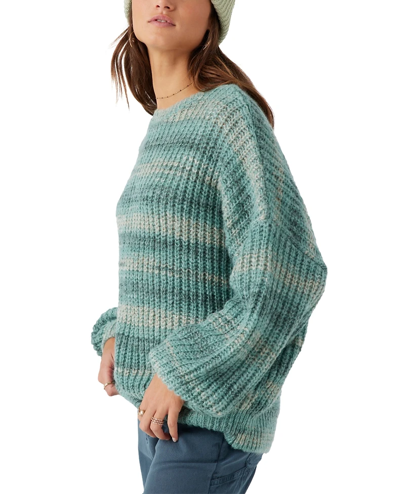 O'Neill Juniors' Bayou Oversized Drop-Shoulder Sweater