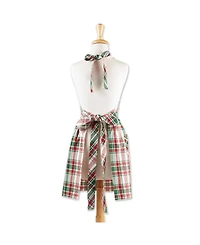Design Imports Yuletide Plaid Apron