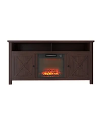 Boyel Living Tv Stand Fits TVs up to 60 inches with Electric Fireplace