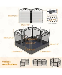 Bingopaw Pet Indoor Playpen Crate with Waterproof Heavy Duty Puppy Outdoor Exercise Play Pen