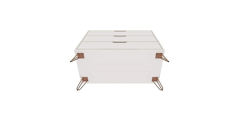 Slickblue Modern Scandinavian Style Bedroom 3-Drawer Dresser
