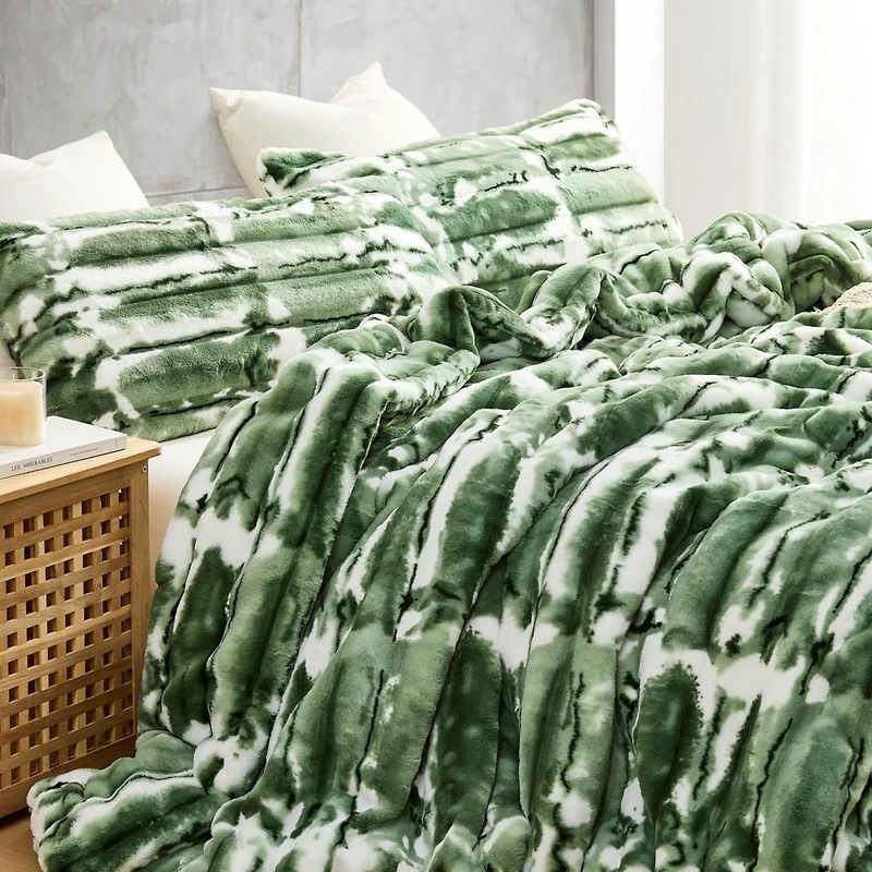 Jelly Rolls Chunky Bunny - Coma Inducer Oversized Comforter Set - Green Willow,King