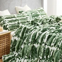 Jelly Rolls Chunky Bunny - Coma Inducer Oversized Comforter Set - Green Willow,King