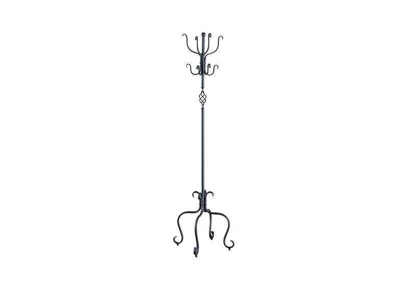 Decorative and Functional Metal Coat Rack Entryway Hall Tree