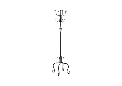 Slickblue Decorative and Functional Metal Coat Rack Entryway Hall Tree