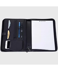 Alpine Swiss Nylon Zippered Writing Pad Business Portfolio Organizer Padfolio