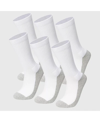 Alpine Swiss Men's 3 Pack Crew Socks Cotton Athletic Performance Socks Size 6-12