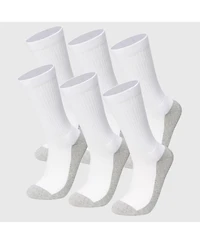 Alpine Swiss Men's 3 Pack Crew Socks Cotton Athletic Performance Socks Size 6-12