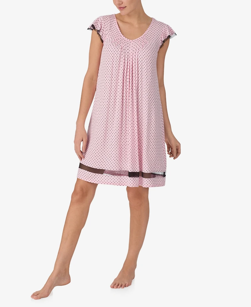 Ellen Tracy Yours to Love Short Sleeve Nightgown