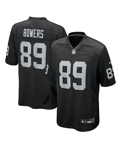 Nike Big Boys and Girls Brock Bowers Black Las Vegas Raiders Team Game Jersey