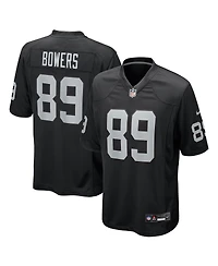 Nike Big Boys and Girls Brock Bowers Black Las Vegas Raiders Team Game Jersey