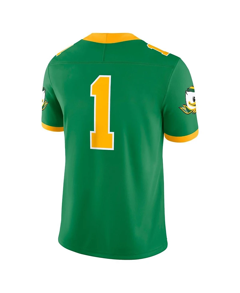 Nike Men's 1 Green Oregon Ducks Alternate Game Jersey
