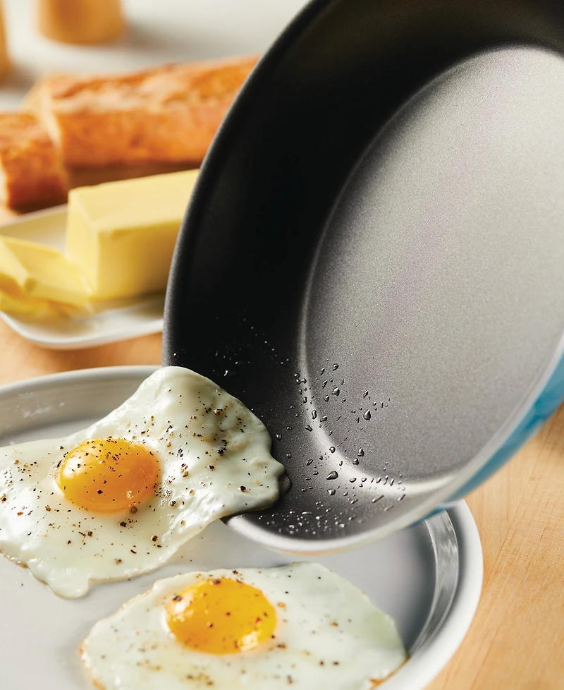 Rachael Ray Classic Brights Hard Enamel Aluminum Nonstick Cookware Set, 14-Piece
