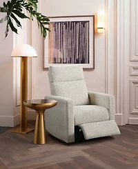 Homelegance 30" White Label Avenue Swivel Glider Reclining Chair