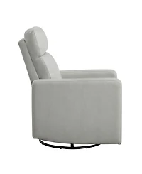 Homelegance 30" White Label Avenue Swivel Glider Reclining Chair