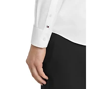 Tommy Hilfiger Mens Regular Fit Linen Dress Shirt