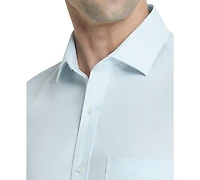 Tommy Hilfiger Mens Regular Fit Linen Dress Shirt