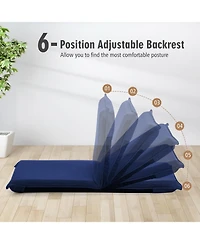 Gouun Adjustable 6 positions Folding Lazy Man Sofa Chair Floor Chair