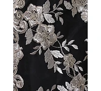 Alex Evenings Women's Lace 3/4-Sleeve Layered-Look Blouse