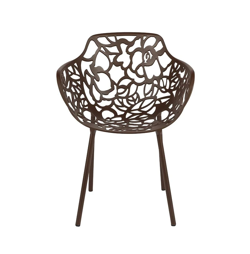 LeisureMod Modern Devon Aluminum Armchair
