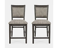 Jofran Altamonte Contemporary Upholstered Counter Stool (Set of 2)