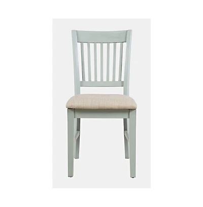 Jofran Craftsman Slat-Back Upholstered Desk Chair
