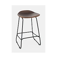 Jofran Nature's Edge Solid Acacia Counter Height Backless Stool (Set of 3