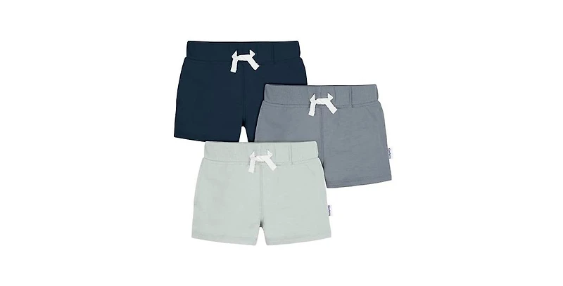 Gerber Toddler Boys Knit Shorts, 3-Pack
