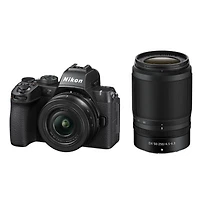 Nikon Z50ii Mirrorless Camera With Nikkor Z Dx 16 50mm F 3.5 6.3 Vr Z Dx 50 250mm F 4.5 6.3 Vr Lenses