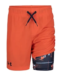 Under Armour Big Boys Printed Volley Swimsuit
