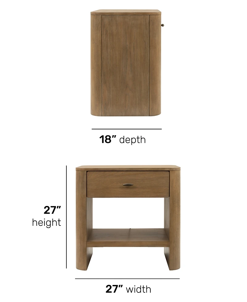 Nordic Open Nightstand