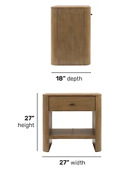 Nordic Open Nightstand