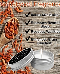 Lovery 10-Pc. Mini Sandalwood & Rose Soy Wax Travel Candles Gift Set