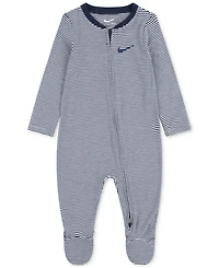 Nike Baby Boy or Girl Viscose Striped Footed Coverall