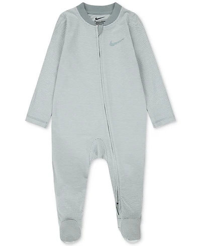 Nike Baby Boy or Girl Viscose Striped Footed Coverall