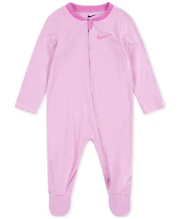 Nike Baby Boy or Girl Viscose Striped Footed Coverall
