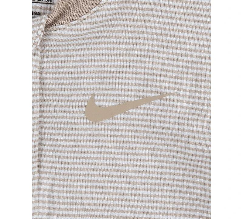 Nike Baby Boy or Girl Viscose Striped Footed Coverall