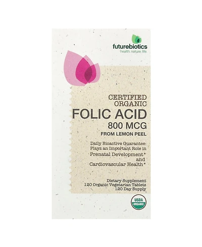 Futurebiotics Folic Acid From Lemon Peel 800 mcg
