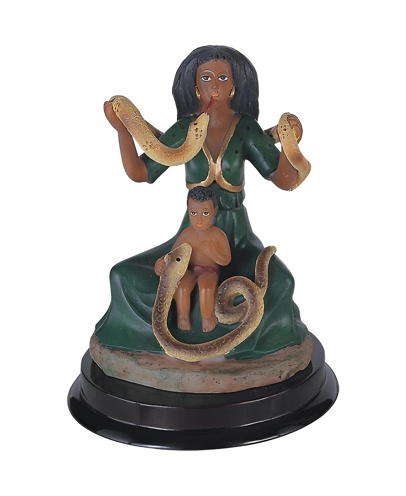 Fc Design "2-pc Set" 5"H Santa Martha The Dominadora Statue Lady Holy Figurine Statue Ornament Home Room Office Decor and Perfect Ideas for Housewarmi