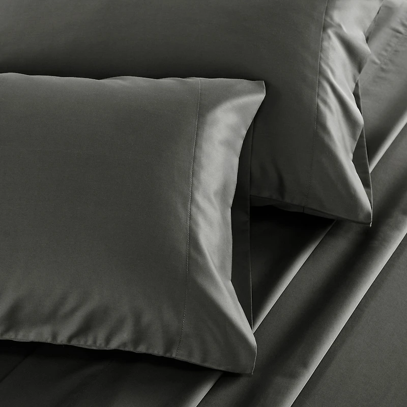 Standard 100% Cotton 500 Thread Count Pillowcases, Queen and Size, Soft Silky, Cool Smooth by California Design Den