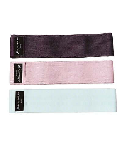 PlayMakar I Am Premium Heavy Duty Resistance Bands, Set of 3, Glute Hip & Thigh for Yoga and Pilates