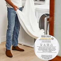 Luxuriously Soft Hotel Quality 600 Thread Count, 100% Cotton, Set of 2 Standard Pillow Cases, Crisp & Cool by California Design Den