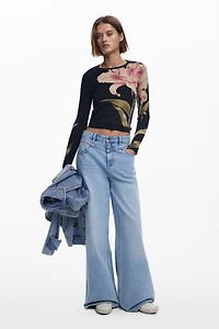 Desigual Women's Orchid long-sleeve T-shirt