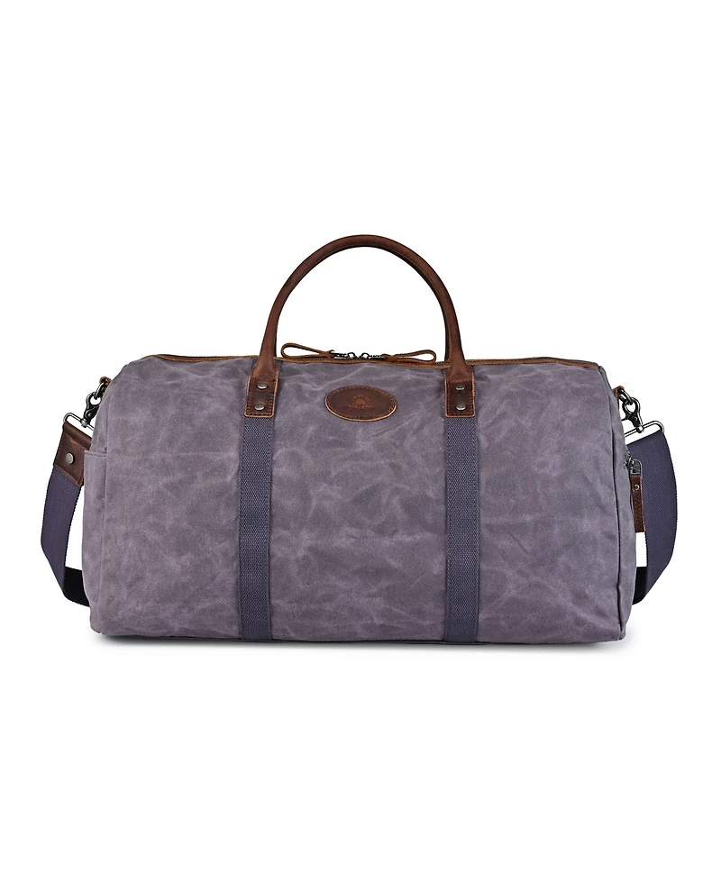 Tsd Brand Hillside Bee-Wax Canvas Duffel Bag